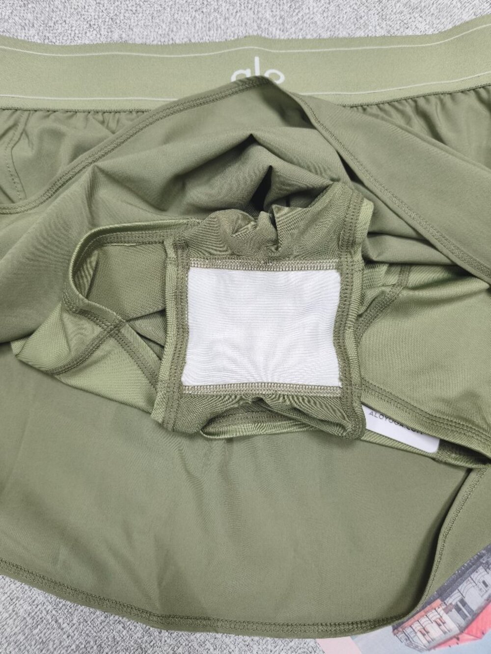 ALO Yoga Dune Grass Match Point Tennis Skirt🌿Chic Everyday Mini Skirt🎄 - Picture 6 of 8